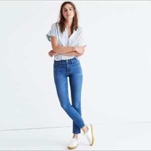 Madewell 9” High Riser Skinny Jeans / Bonita Wash